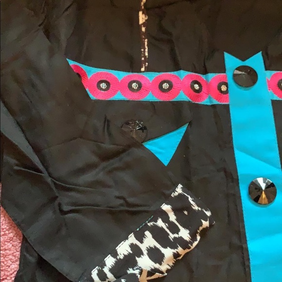 Pakistan Linen 2 Piece Black Outfit - Picture 4 of 6